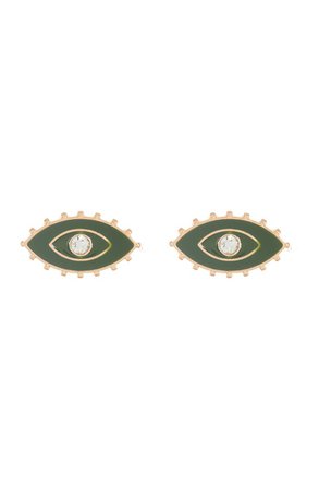 MELROSE AND MARKET Enamel Evil Eye Stud Earrings | Nordstromrack