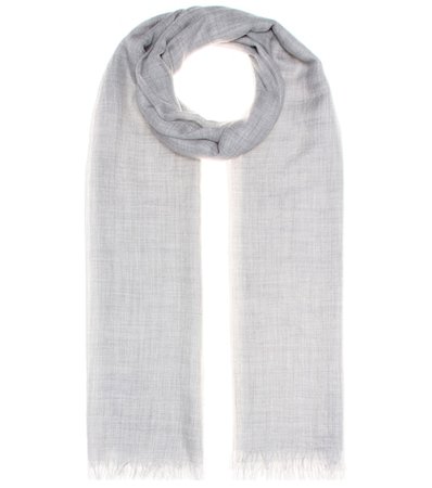 Cashmere and silk scarf