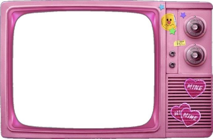Pink Y2K TV Frame