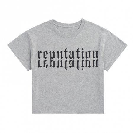 HEATHER GREY REPUTATION CROP | Taylor Swift Official Online Store