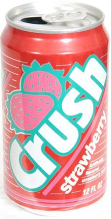 CRUSH-Strawberry soda-355mL-United States