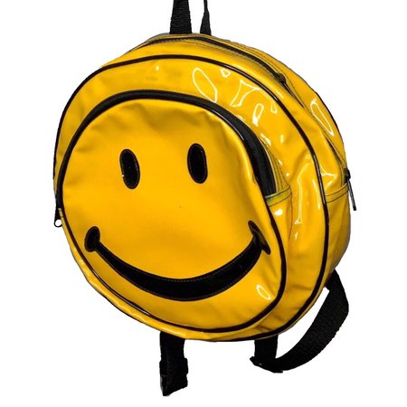 Vintage 90s smiley face backpack ❣️ so grunge ❣️ 11... - Depop