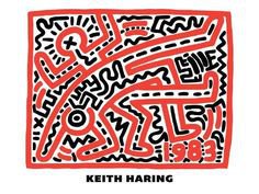 Untitled Pop Art by Keith Haring