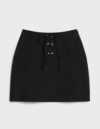 Poplin mini skirt - New - Bershka United States