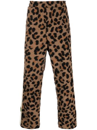 BARROW leopard-print side-stripe Track Pants - Farfetch