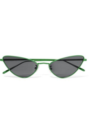 Poppy Lissiman | Chi Chi cat-eye metal sunglasses | NET-A-PORTER.COM