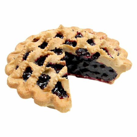 Fake Slice Out Blueberry Pie