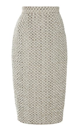SOONIL | metallic tweed pencil skirt