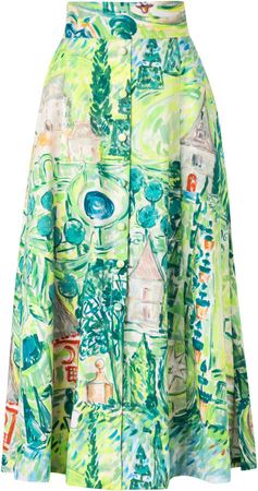 Maison Alma Jardin Skirt Size: XS