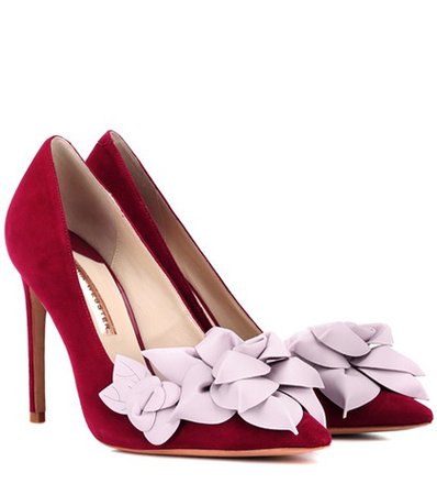 Exclusive to Mytheresa – Jumbo Lilico suede and leather pumps
