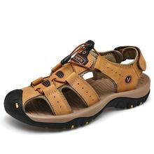 BAOLUMA Men Soft Sandals Comfortable Shoes Leather Big Size Roman – Rockin Docks Deluxephotos