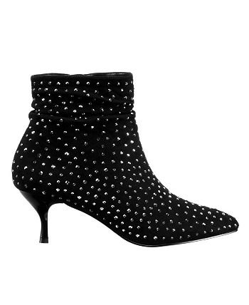 Nina Foxey Kitten Heel Ankle Booties & Reviews - Booties - Shoes - Macy's