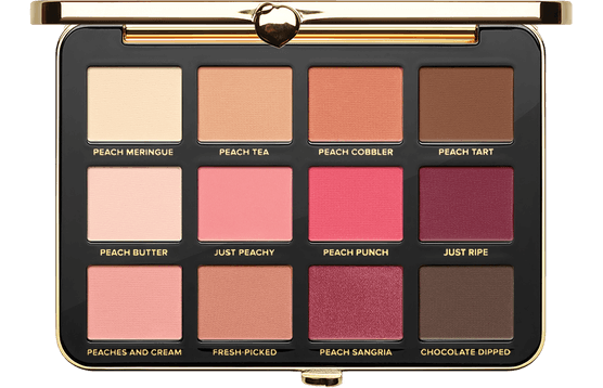 JUST PEACHY MATTES VELVET MATTE EYESHADOW PALETTE INFUSED WITH PEACH AND SWEET FIG MILK