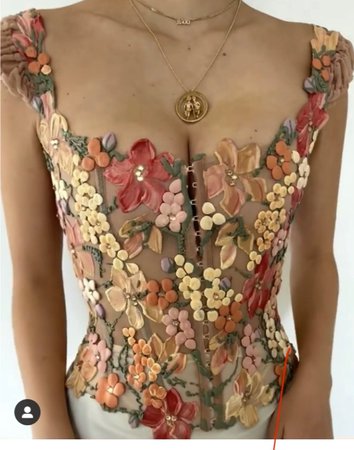 floral corset