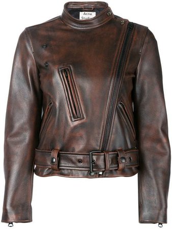 Acne Studios Aged motorcycle jacket