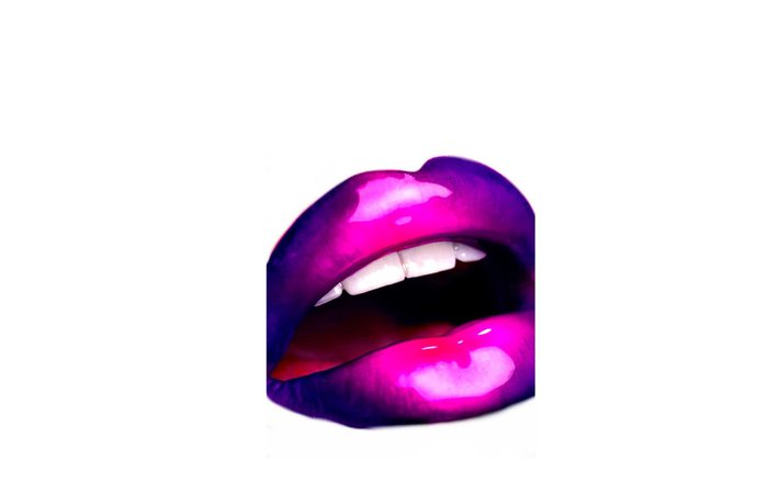 Lips- purple
