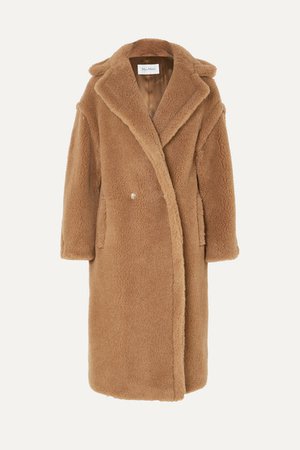 Max Mara | Teddy Icon camel hair and silk-blend coat | NET-A-PORTER.COM