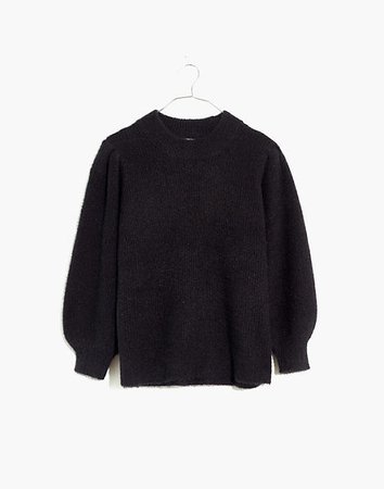 Eaton Puff-Sleeve Pullover Sweater