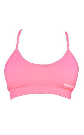 PRETTYLITTLETHING Hot Pink Sport Cross Back Seamless Sports Bra - Activewear - Shop By.. | PrettyLittleThing USA