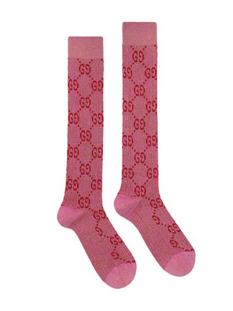 Gucci Lurex interlocking G socks - FARFETCH