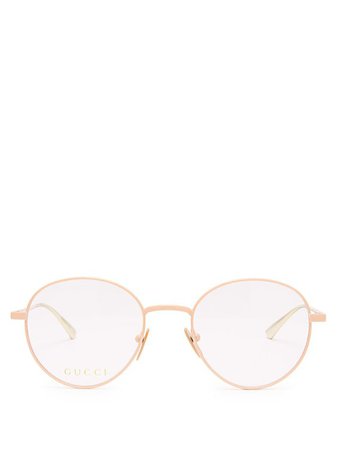 Oval-frame glasses | Gucci | MATCHESFASHION.COM AU