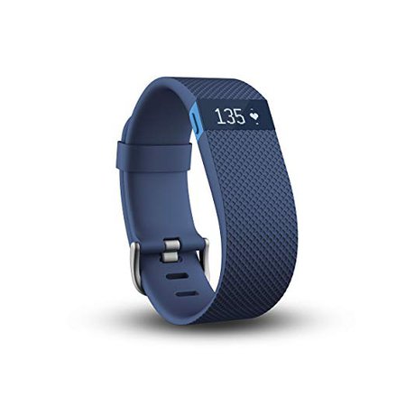 Amazon.com: Fitbit Charge HR Wireless Activity Wristband (Blue, Small (5.4 - 6.2 in)): Health & Personal Care