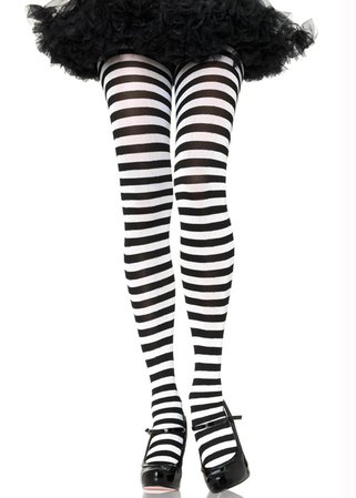 black and white striped tights - Google Search