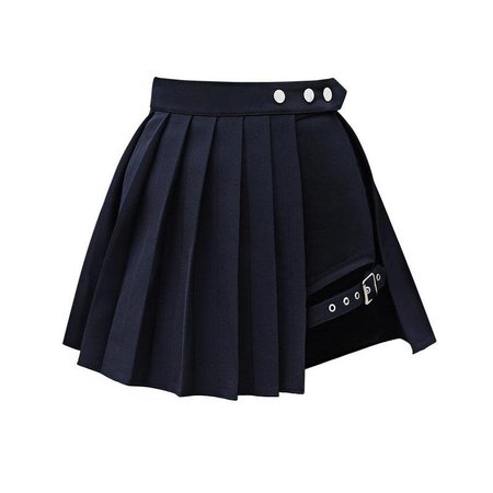 Pleated Belted Skirt - Lia X