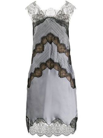 Fendi chevron lace shift-dress $3,690 - Buy Online - Mobile Friendly, Fast Delivery, Price