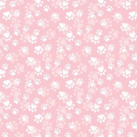 pink paw print background