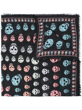 Alexander McQueen skull print scarf $305 - Shop SS19 Online - Fast Delivery, Price