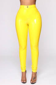 yellow latex pants - Google Search