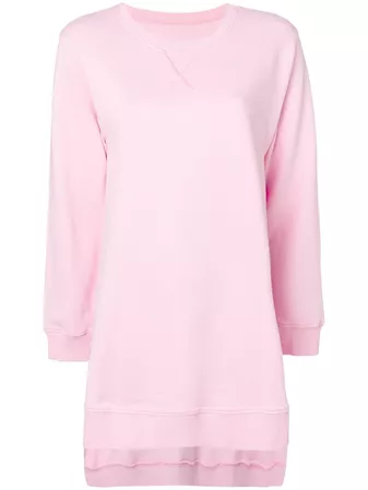 Mm6 Maison Margiela Oversized Sweatshirt - Pink | ModeSens