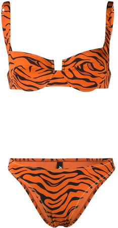 Brigitte tiger print bikini set