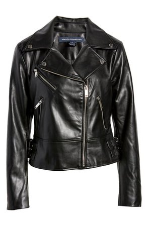 French Connection Faux Leather Moto Jacket | Nordstrom
