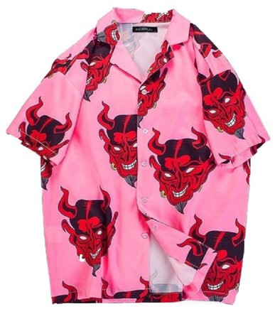 pink devil shirt
