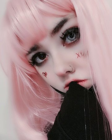 Living Dead Doll on Instagram: “Sowwy didn’t mean to fwex on yew Dis is an UwU onwy zone Every fouwth UwU gets a fwee OwO 💕 🖤 💕 🖤 💕 🖤 #ahegaogirl #ahegaoface…”
