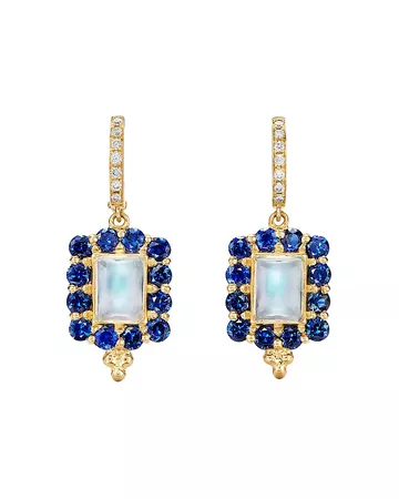 Temple St. Clair 18K Yellow Gold Color Theory Multi-Gemstone & Diamond Drop Earrings | Bloomingdale's