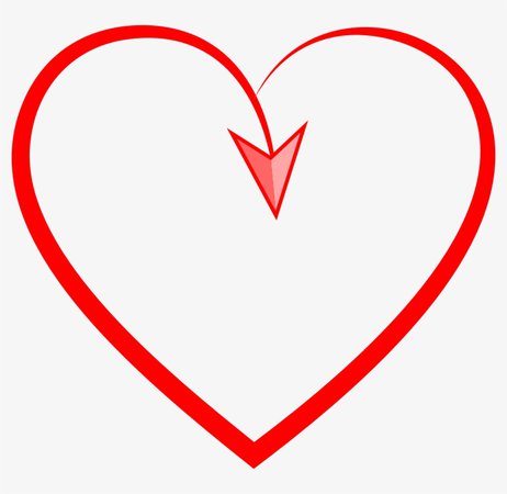 red arrow heart