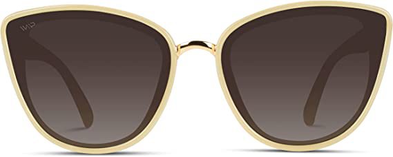 Amazon.com: WearMe Pro - Classic Women Oversized Metal Frame Elegant Mirrored Lens Cat Eye Sunglasses(Tortoise Frame / Mirror Blue, 60) : Clothing, Shoes & Jewelry