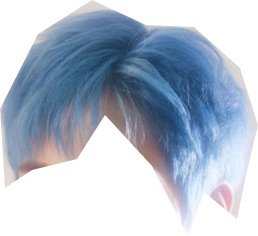 blue hair boy