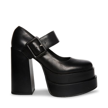 CARLY Black Sandals | Women's Black Designer Sandals – Steve Madden
