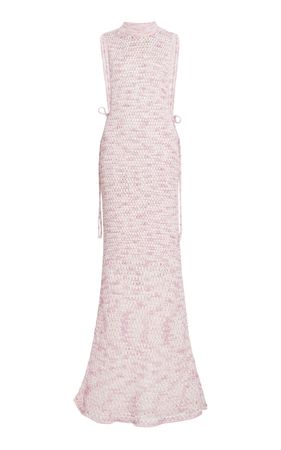 Cross Stitch Cotton-Blend Knit Maxi Dress By Christopher Esber | Moda Operandi