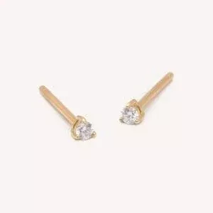 stud diamond gold earrings - Google Search