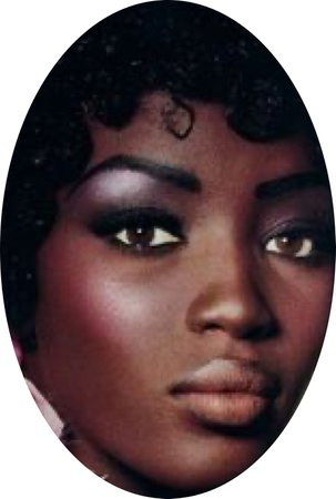 80s makeup look for black women