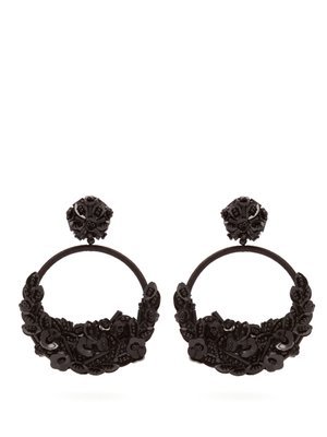 Floral crystal and bead-embellished earrings | Etro | MATCHESFASHION.COM US