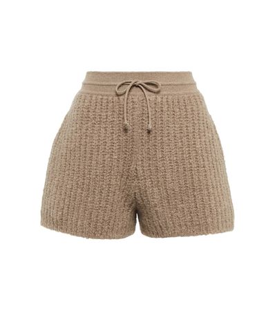Loro Piana - Drawstring baby cashmere shorts