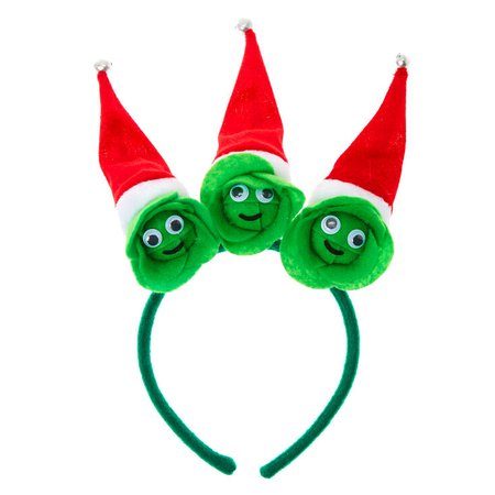 Christmas Brussel Sprouts Headband - Green