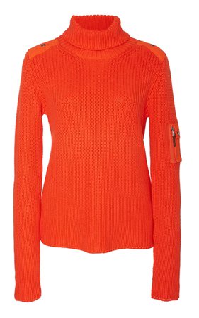 Ralph Lauren Ribbed Turtleneck Cashmere Sweater