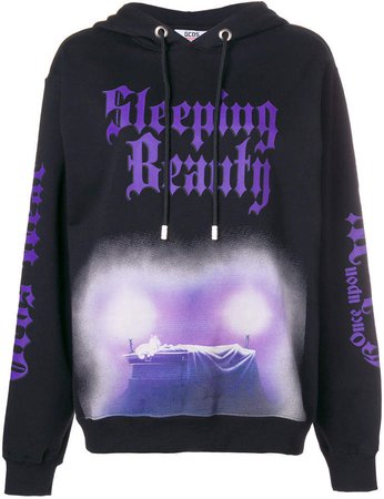 Gcds Sleeping Beauty printed hoodie